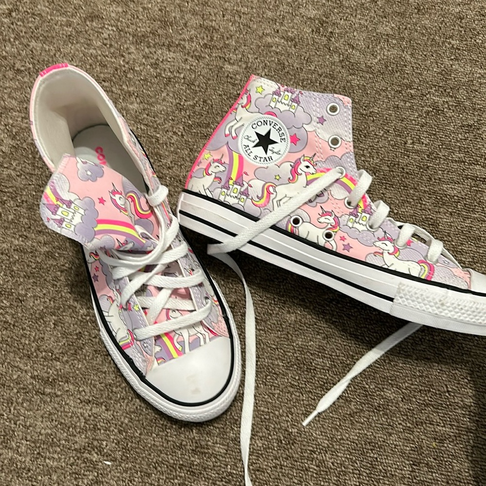 Neon Unicorn Rainbow Converse NWOB